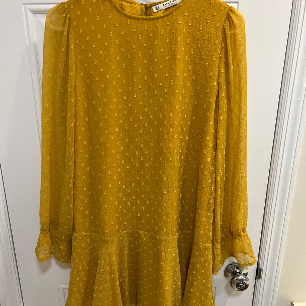 Beautiful Zara dress in excellent condition. Sleeves. Worn once.